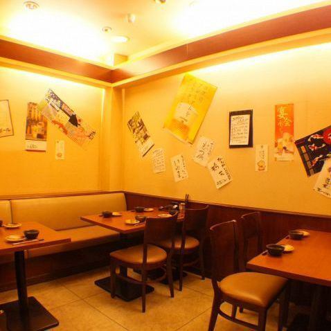 仕切りありの半個室風お席