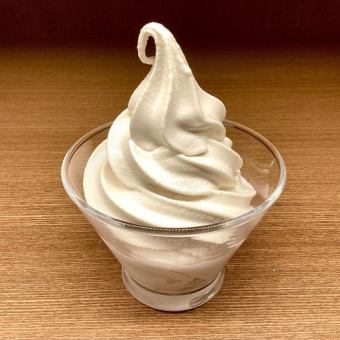 ジャージー牛乳のソフトクリーム