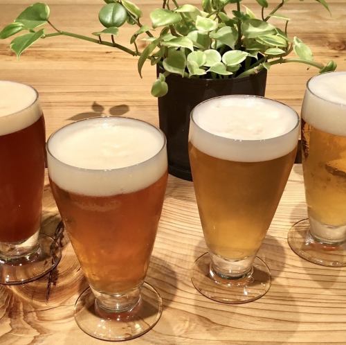 【こだわりのクラフトビール】これからの時期飲みたくなる！当店こだわりのクラフトビールをお楽しみ下さい