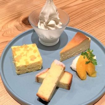 季節のデザート盛り合わせ