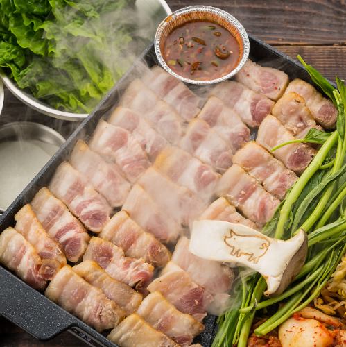 The most popular Samgyeopsal!