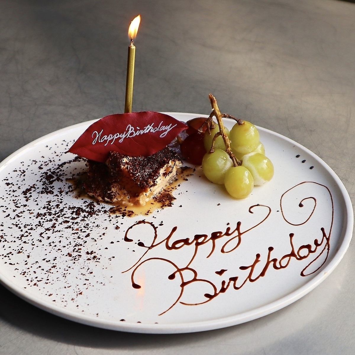 Message plates available♪ Perfect for birthdays and celebrations★