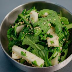 季節ナムル～春菊と山芋～