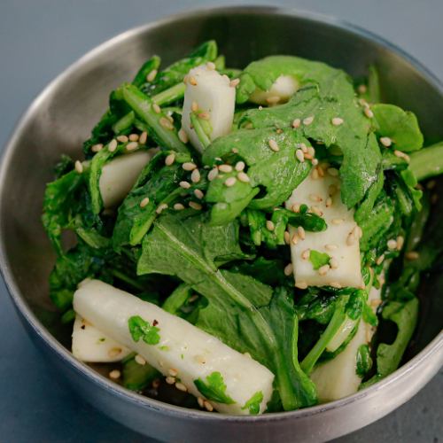 季節ナムル～春菊と山芋～