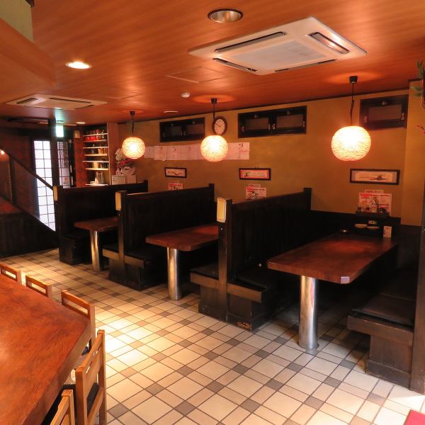 There are 3 table seats on the 1st floor.Since the backrest is high, it's difficult to worry about the neighbors ◎ It can seat up to 8 people, so it is a perfect seat for small banquets.Please spend a good time with delicious food and sake.Tachibana / Amagasaki / Izakaya / All-you-can-drink / Banquet / Second party / Girls' party / Seafood / Fresh fish