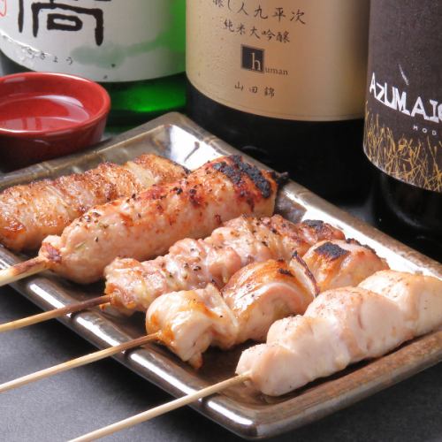 Exquisite grilled yakitori