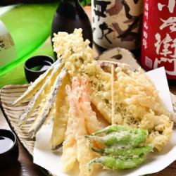 天ぷら盛り合わせ　十種