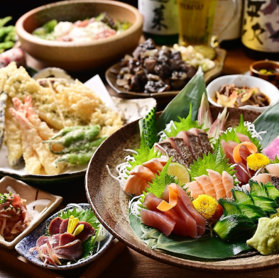 宴を彩るお刺身♪鮮度抜群の海鮮をお楽しみください!