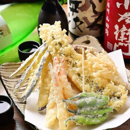 とり源太へお越しの際は是非ご賞味頂きたい天ぷら★季節限定メニューも御座います◎