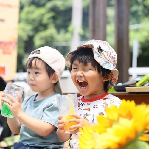 お子様も大人も満点笑顔に