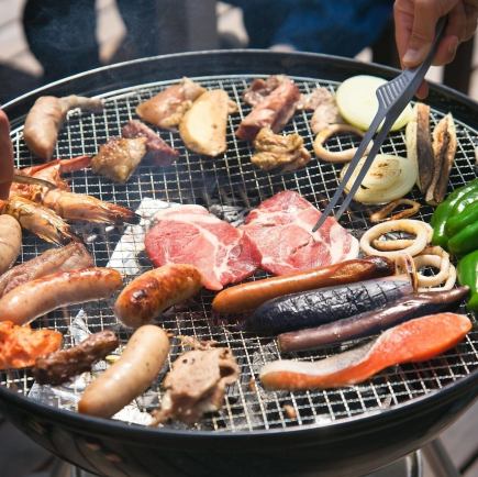 ≪BBQこだわり全開！≫食材を現地で選ぶセレクトBBQプラン(ソフトドリンク飲み放題付き)