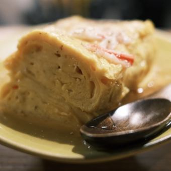 出汁巻玉子ずわい蟹あんかけ