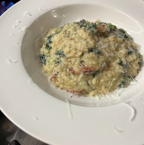 イタリア産ゴルゴンゾーラとキノコのリゾット