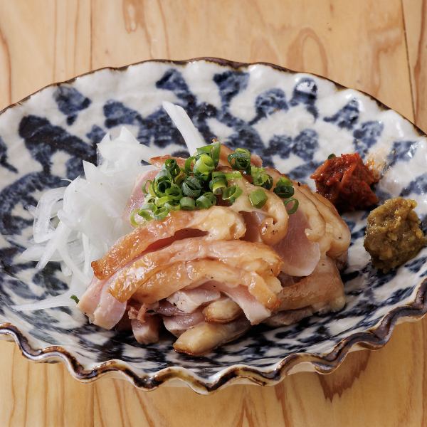 【鹿児島県産】新鮮さが命!知覧鳥の旨味が凝縮された絶品たたき⇒☆1,100円(税込)☆