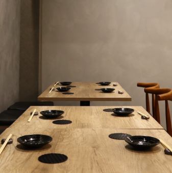 6名掛けの半個室ご用意ございます。