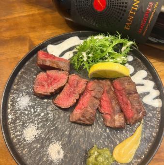 淡路牛カイノミのステーキ