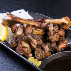 地鶏のもも焼き