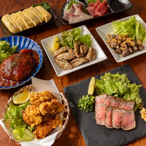 【ランチ限定の贅沢!】メインが盛りだくさん「特製贅沢ランチ」