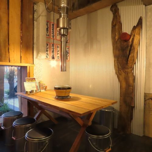 新鮮な豚ホルモン焼肉店
