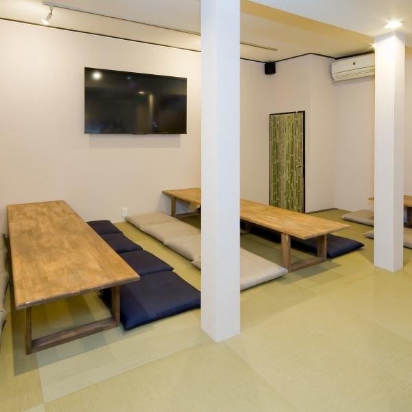 [◆◇~Private use also possible~◇◆] Private use is also possible for groups of 10 or more (please inquire).It can be used for a wide range of purposes, such as various banquets, birthday parties, reunions, launch parties, and girls' nights!There are five tatami rooms that can seat three people, so it can seat up to 15 people.Great for office workers, you can also smoke electronic cigarettes at your seat.