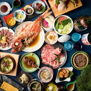 【 3時間飲み放題付きコース | 全9品 / 9,800円 】接待・新年会・デートに