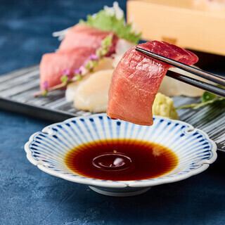 鮮度抜群の本マグロをごゆっくり堪能頂けます