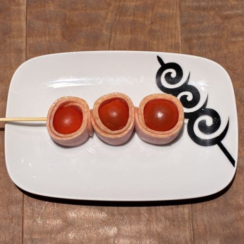 トマト巻き串