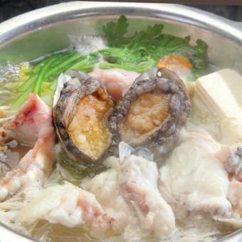 For various banquets and entertainment! [Full course of famous abalone and special chunks] 5 dishes, 6,000 yen (tax included)