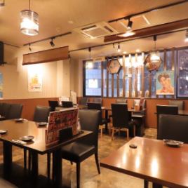 [Table seats] Table seats available for small groups.
