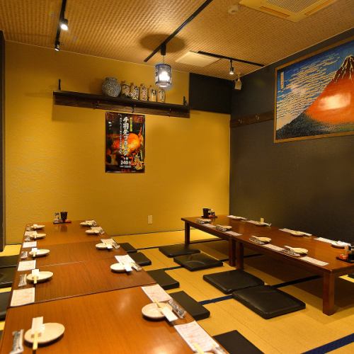 [Private tatami room] Private room for 15 to 26 people to relax