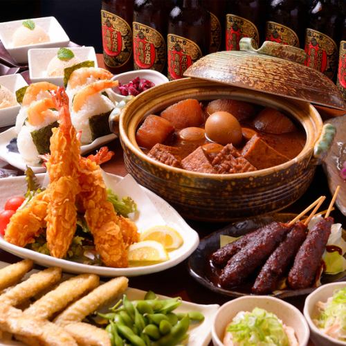 我們提供宴會套餐,讓您一次品嚐到名古屋美食。請儘早預訂週末的位子!