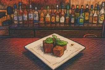 自家製の生チョコ 