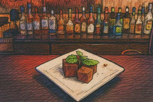 自家製の生チョコ 