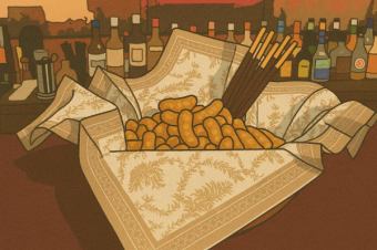 キャラメルコーンwithポッキー