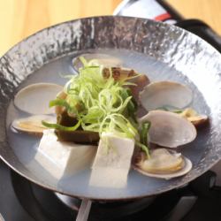 あさりの湯豆腐