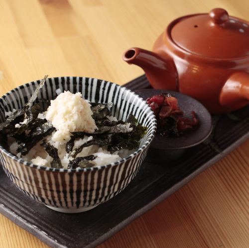 山わさびの海苔茶漬け