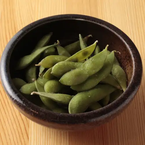 塩ゆで茶豆