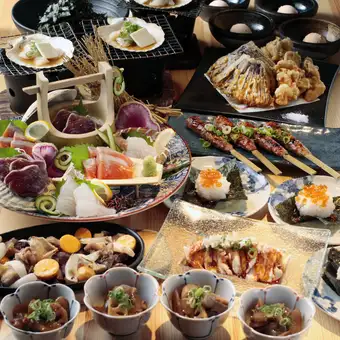 【北海道の恵みを堪能】120分飲み放題付『海と大地のコース6,000円』⇒OPEN記念4,980円!