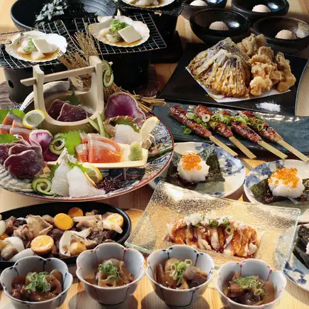 【北海道の恵みを堪能】120分飲み放題付『海と大地のコース6,000円』⇒OPEN記念4,980円！