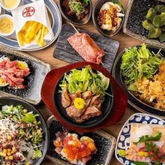 【当店限定】名物目白押し●ハラミ串/ネギ塩タン串/牡蠣串他メイン◆全170種食べ飲み6000⇒