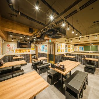 肉と魚を味わえる、レトロ感漂う大衆酒場●コース利用は勿論サク飲みの飛び込み利用もOK！！