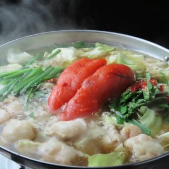 【博多うまいもんコース】明太もつ鍋、ゴマサバ、鉄板餃子等全8品5500円!150分飲み放題付き★