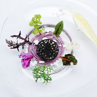 (土日祝日限定)HPG予約限定価格！【仕切り席確約】Wメインのランチフルコース＋３杯ペアリング