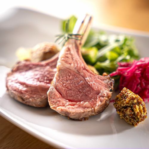 [You'll be hooked on this addictively delicious dish] Lamb chops 3,800 yen (tax included)