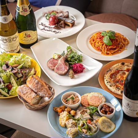 バール コマドのパーティープラン≪B≫ 6,000円 (税込)