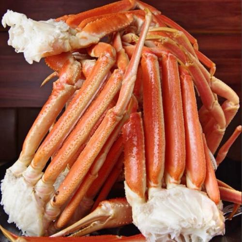 Luxury crab course available from 4,980 yen◎