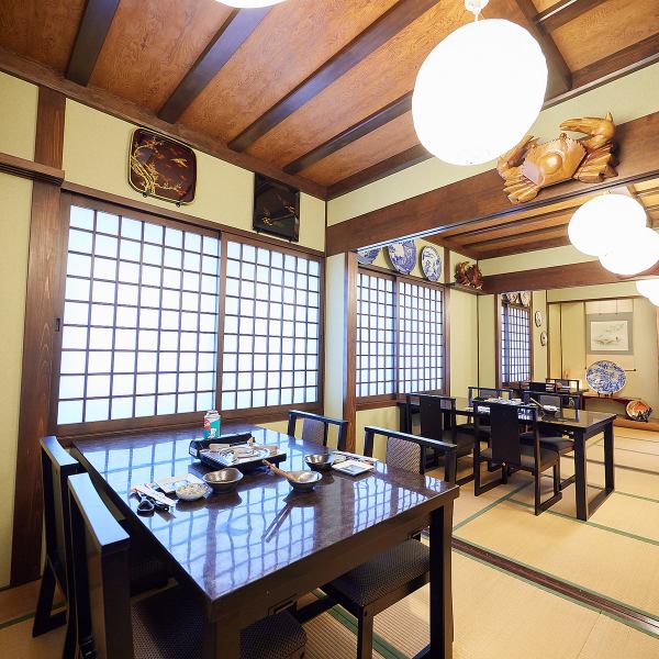 [Private room available ◎] A hideaway store in a quiet alley in Hozenji.You can spend a relaxing time in the calm atmosphere of the Japanese atmosphere.The layout can be changed according to the number of people, and the floor can be reserved.