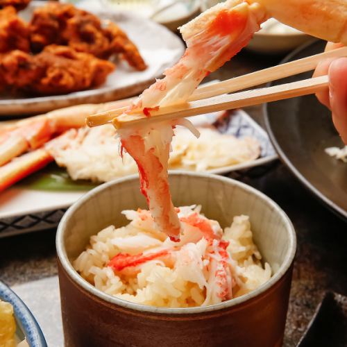 豪華螃蟹套餐 5,980 日圓起 ◎