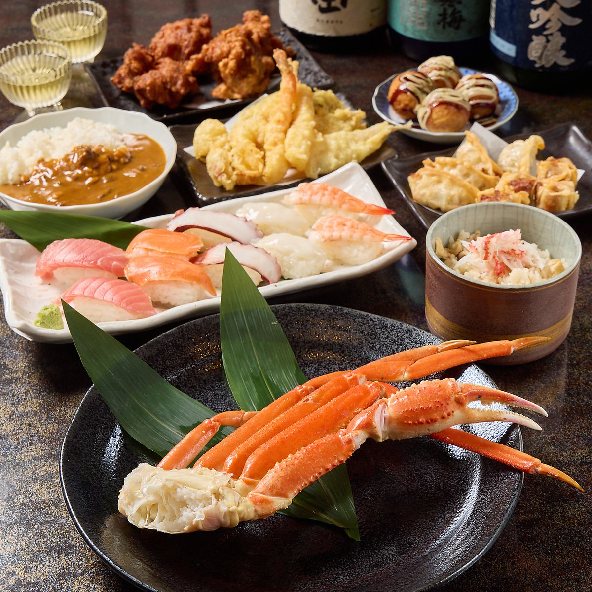 数量限定！！【紅ずわい蟹90分食べ放題コース】5980円~ご用意◎