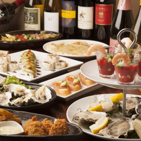 [120 minutes of all-you-can-drink included] Come together! Oyster lovers◎ Enjoy exquisite oyster dishes ♪ Oyster-filled course totaling 8 dishes for 6,500 yen (tax included)